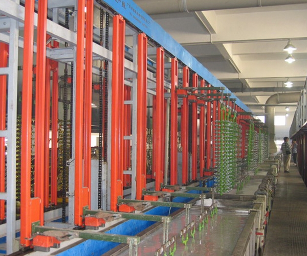  Full automatic vertical lifting cantilever ring electroplating production line